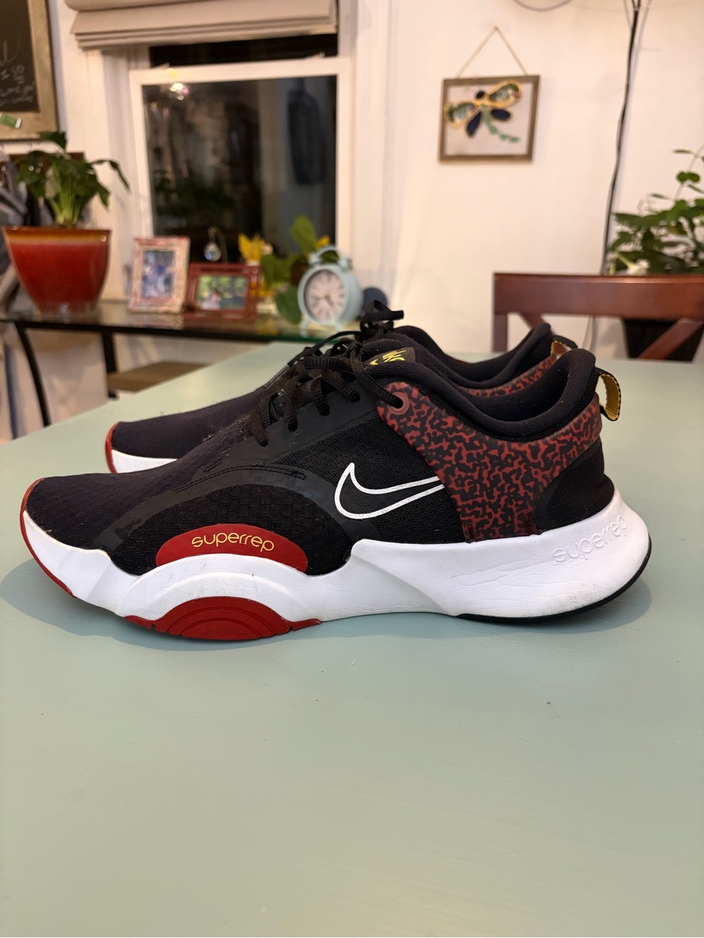 Nike SuperRep Go 2 Men’s 11.5 Black Red Training Workout Shoes DJ3017-016